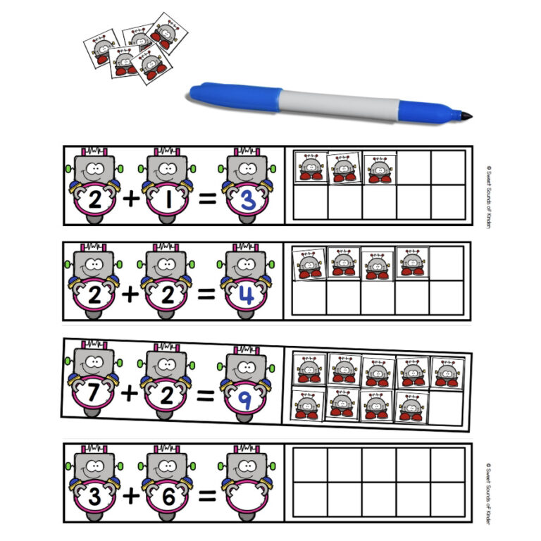 Robot Addition Cards