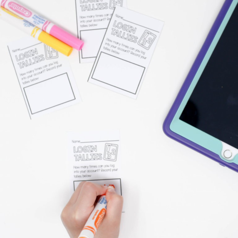 Tablet Login Tally Sheets
