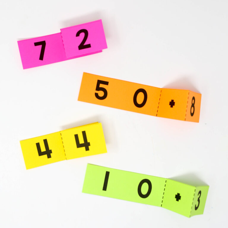 Two-Digit Foldables