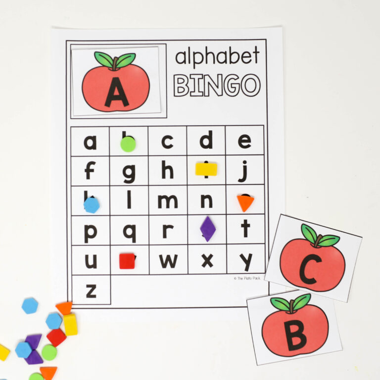 Letter Matching Bingo