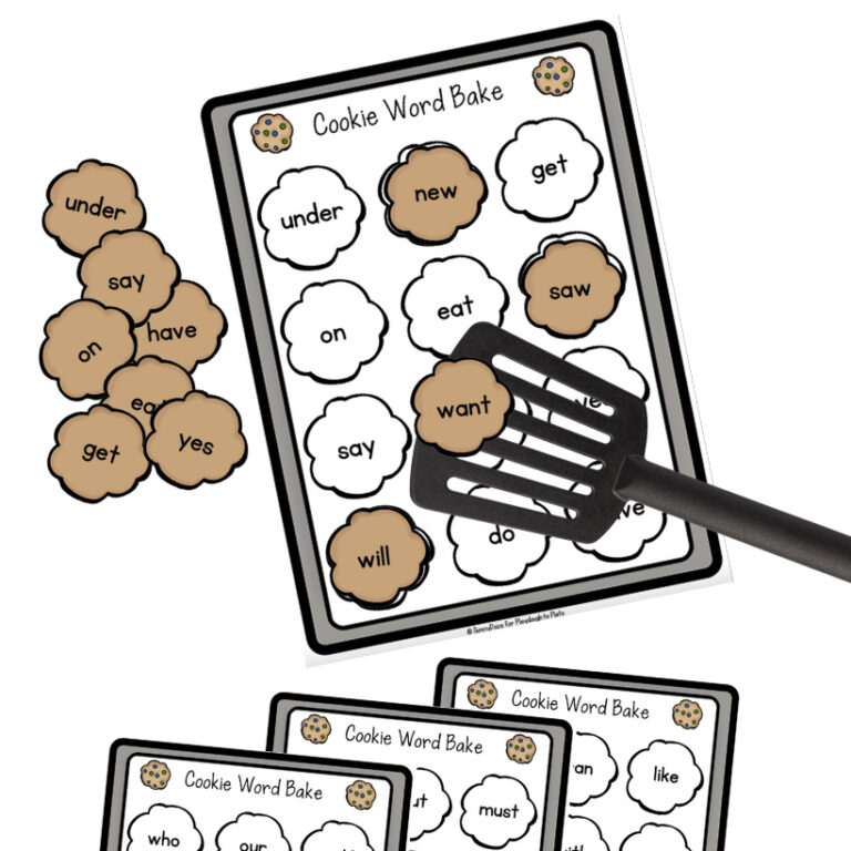 Cookie Sight Word Game