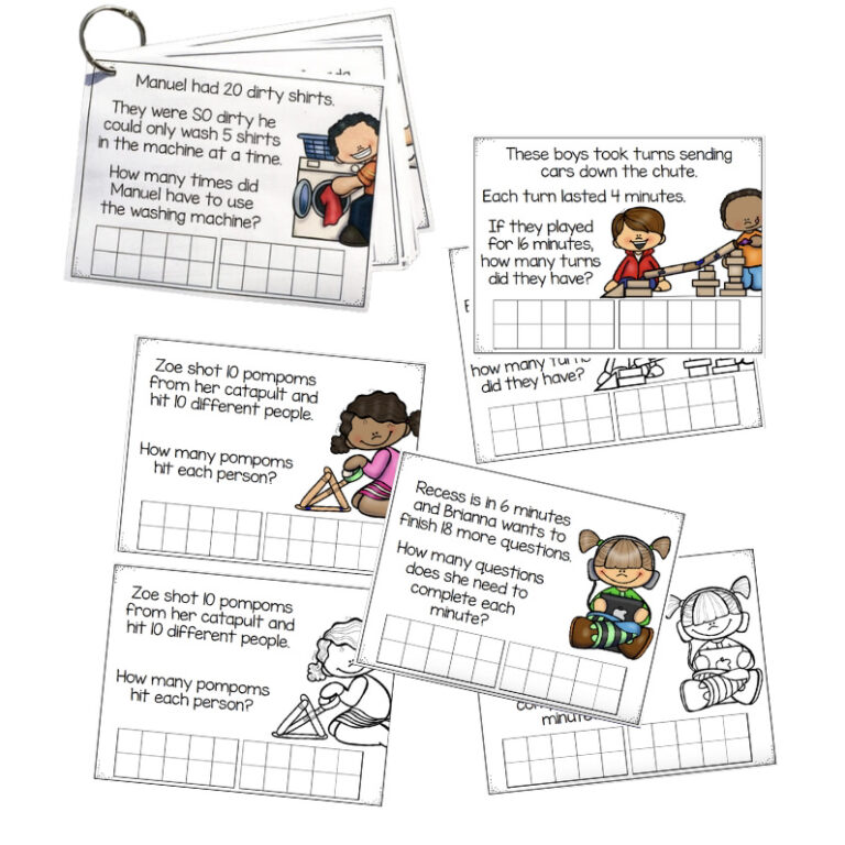 Division Word Problems within 20