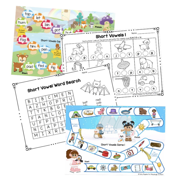 Short Vowel CVC Games