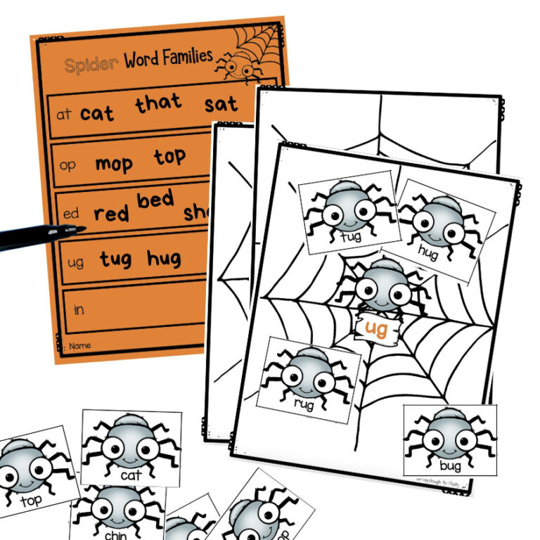 Spider Word Families