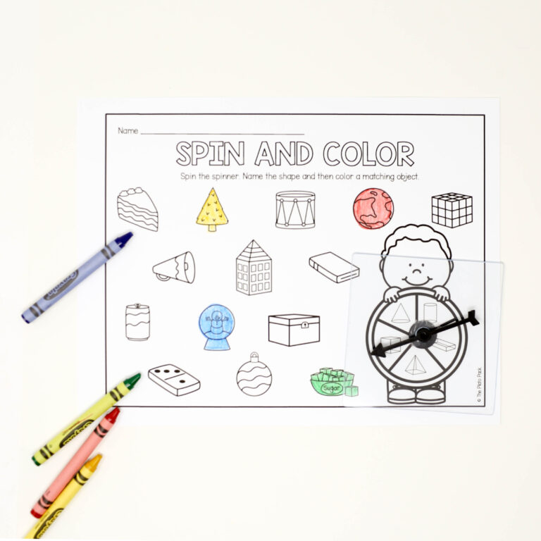 Spin & Color Shapes