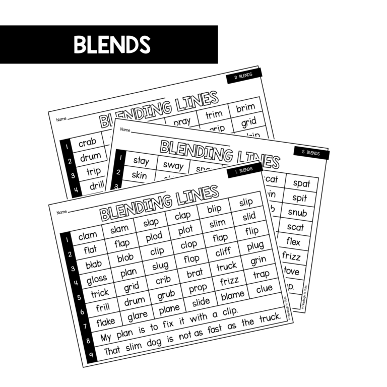Blend Blending Lines