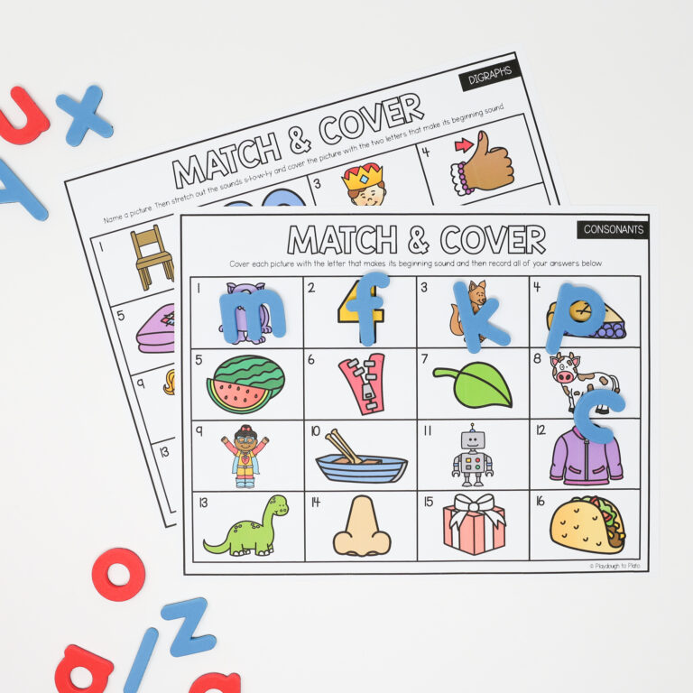 Match & Cover Beginning Sounds