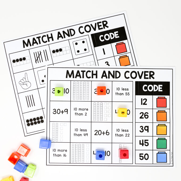 Number Match and Cover