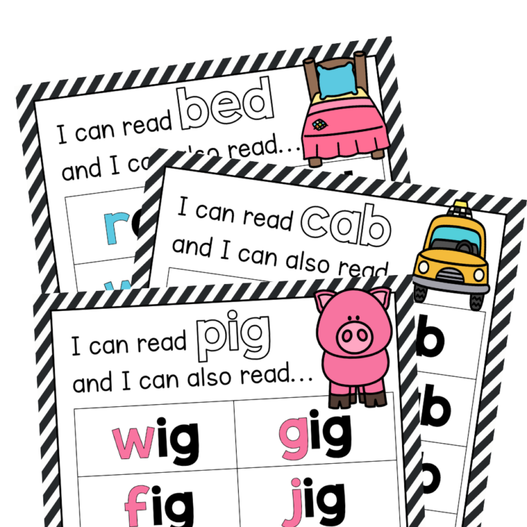Short Vowel Phonics Posters