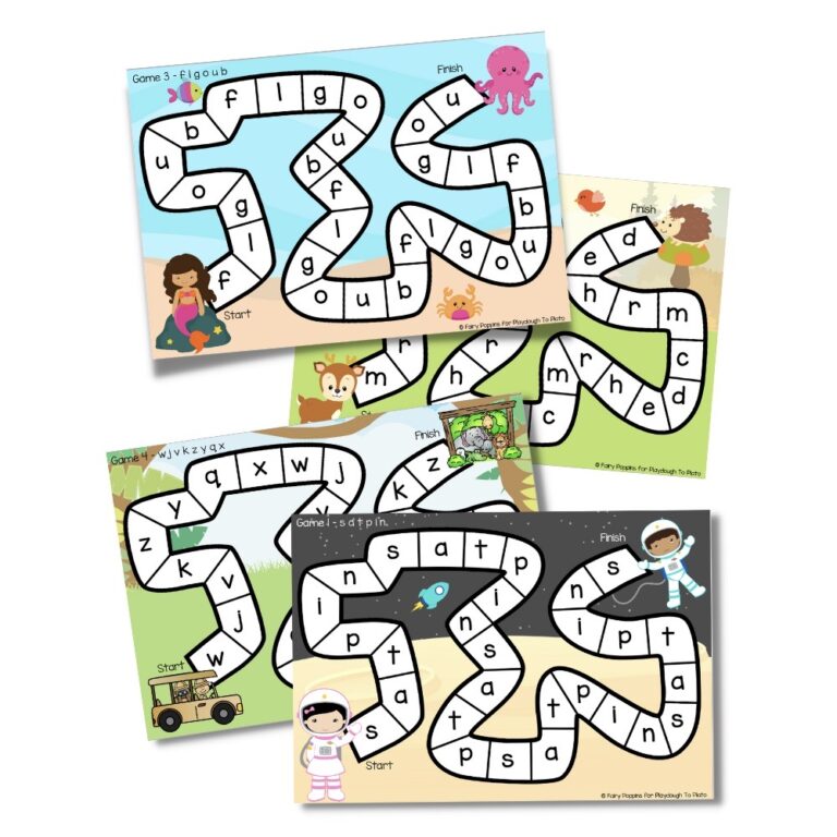 Beginning Sounds Board Games
