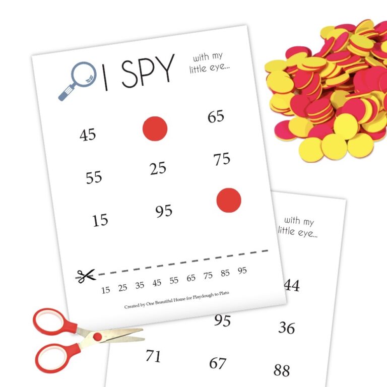 Number Recognition I Spy