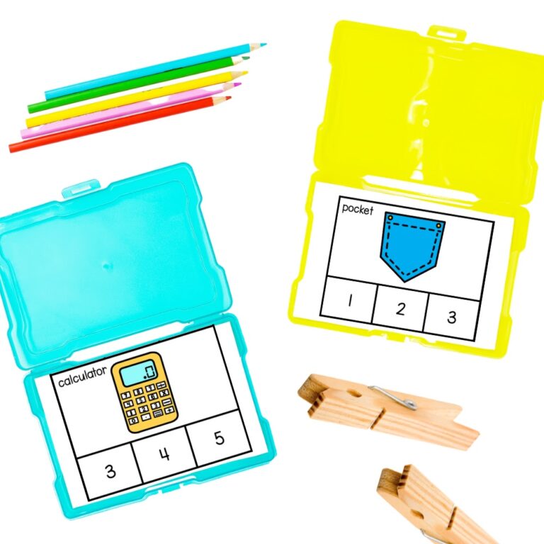 Syllable Segmenting Task Cards