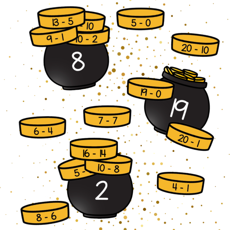 Subtraction Gold Grab