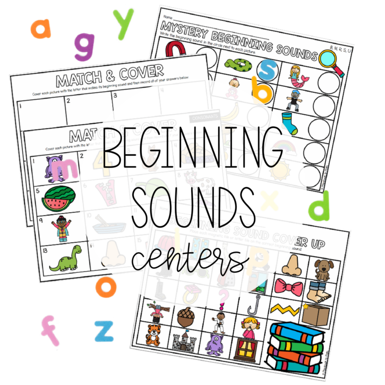 Beginning Sound Centers
