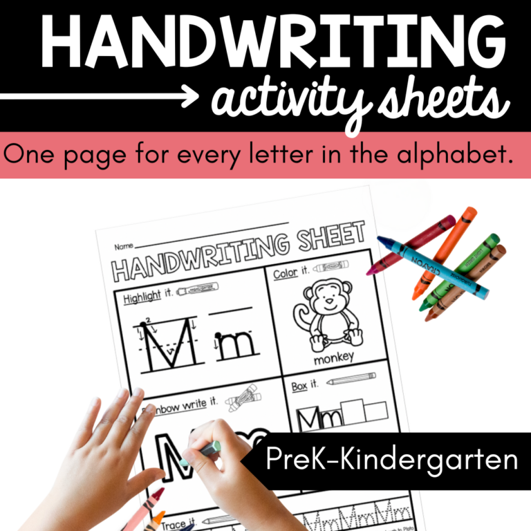 Phonics Handwriting Practice