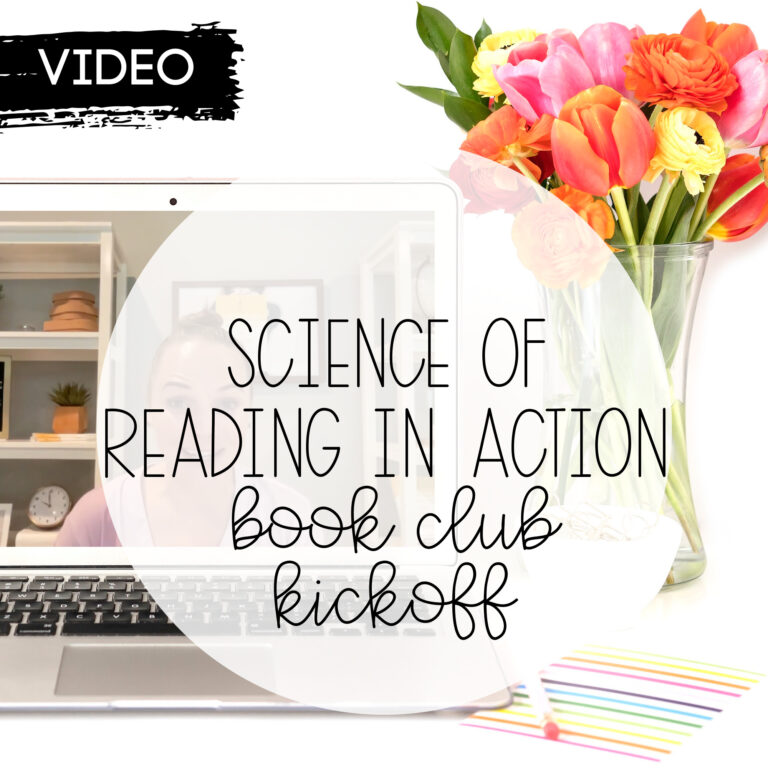 The Science of Reading in Action Book Club Kick Off