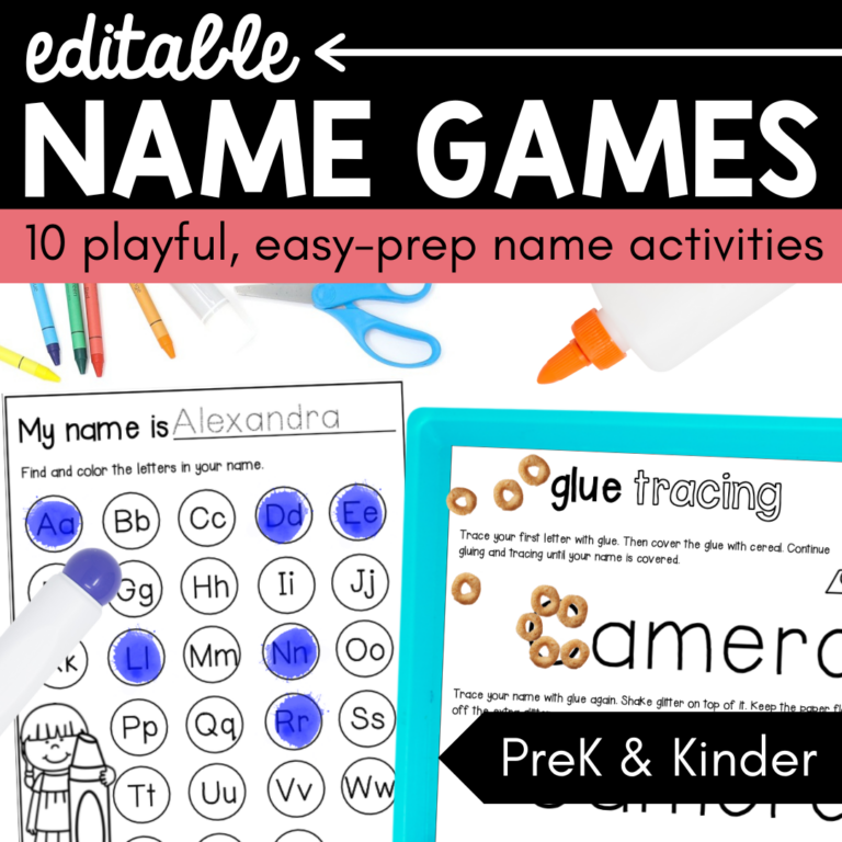 Editable Name Games
