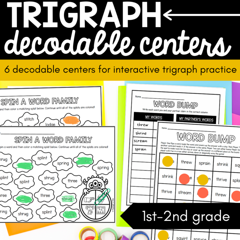 Decodable Trigraph Centers