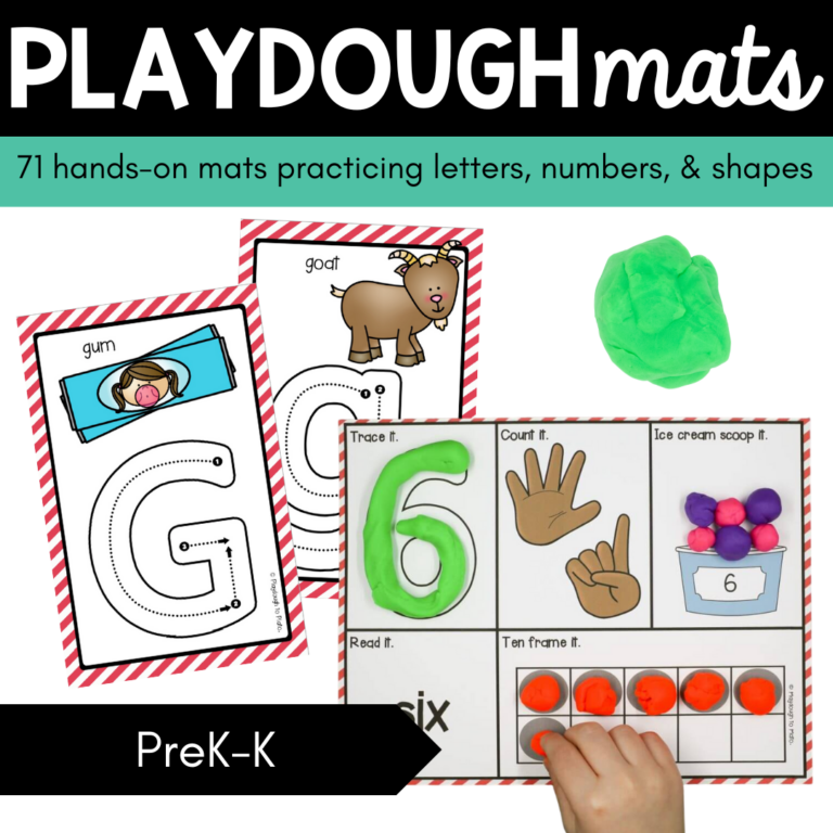 Playdough Mats