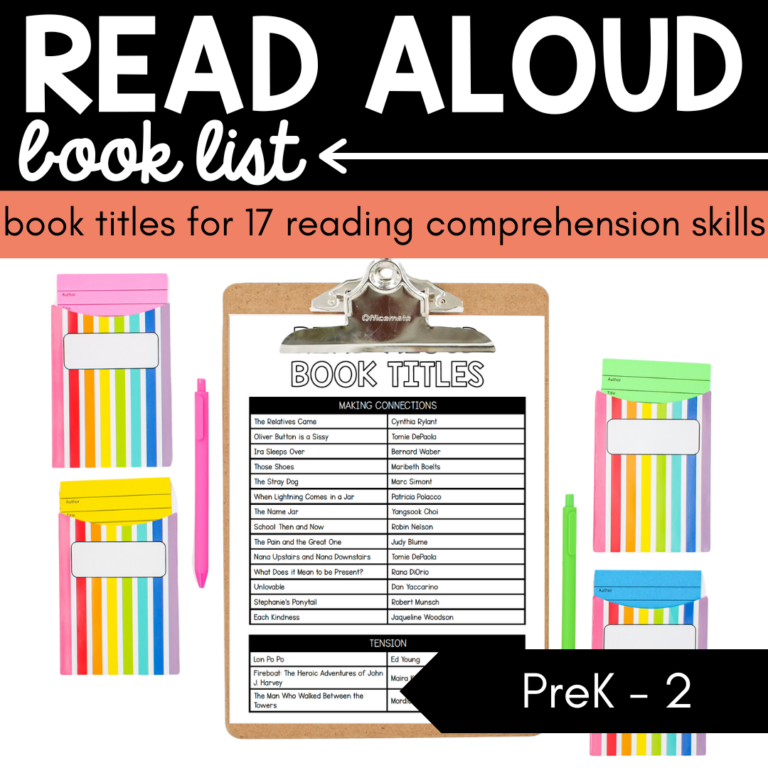 Read Aloud Book List