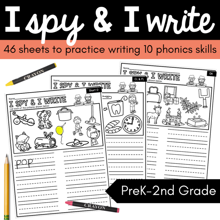 I Spy & I Write