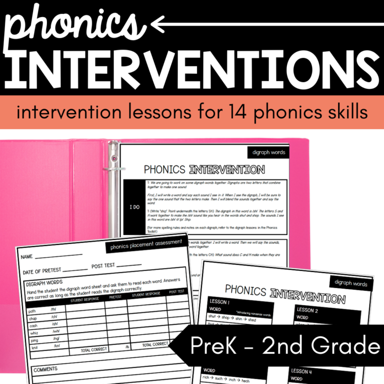 Phonics Interventions