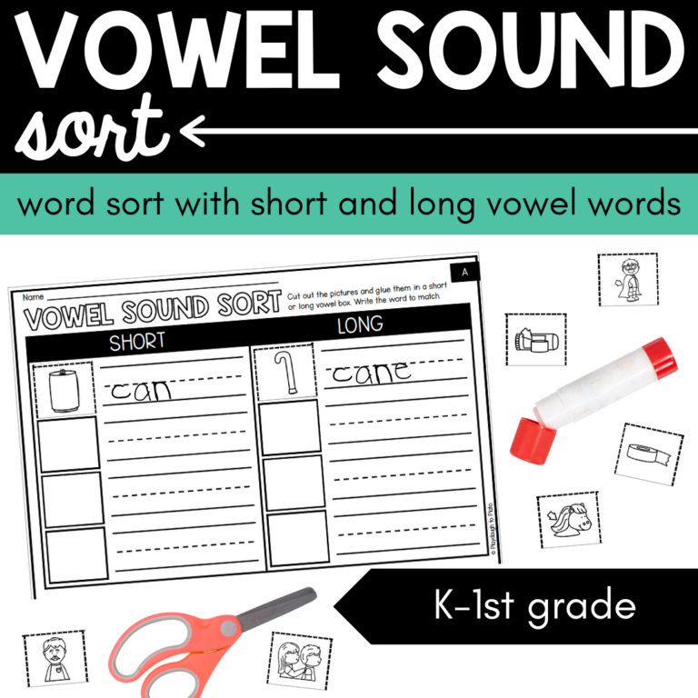 Vowel Sound Sort
