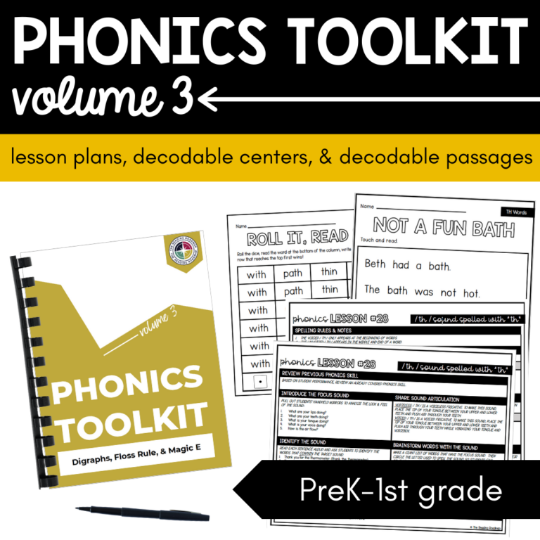 The Reading Roadmap Phonics Volume 3