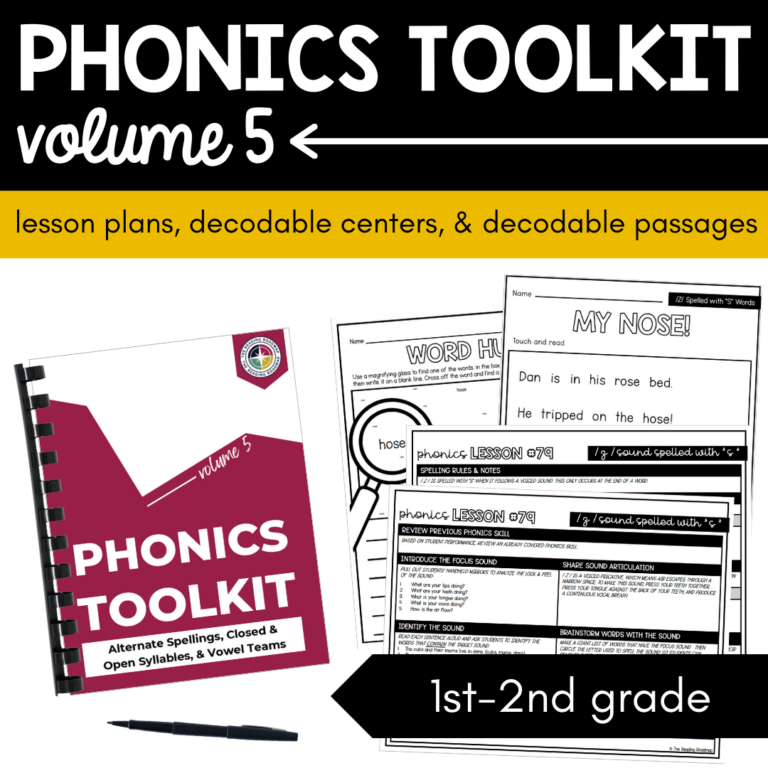 The Reading Roadmap Phonics Volume 5