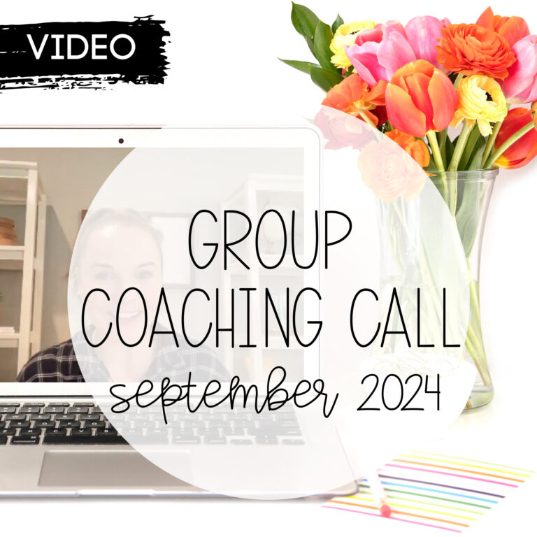 September 2024 Group Coaching Call
