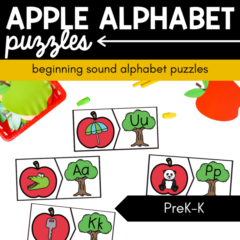 Apple Alphabet Puzzles