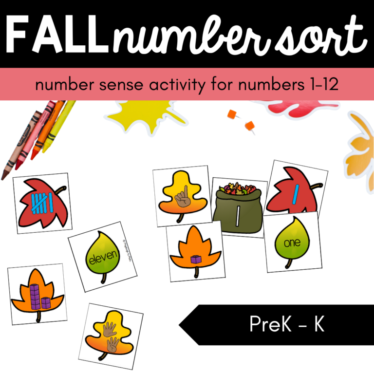 Fall Number Sort