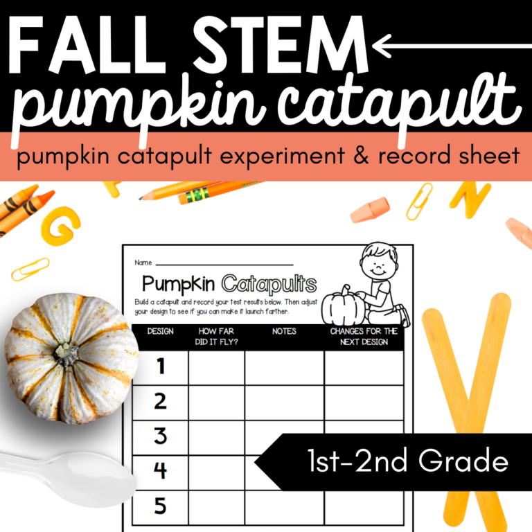 Fall STEM Pumpkin Catapult