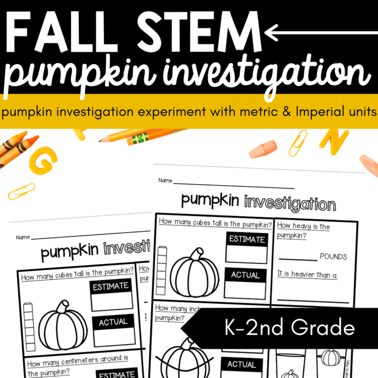 Fall STEM Pumpkin Investigation