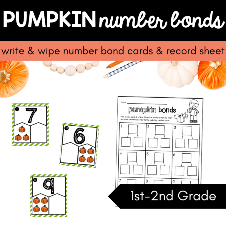 Pumpkin Number Bonds