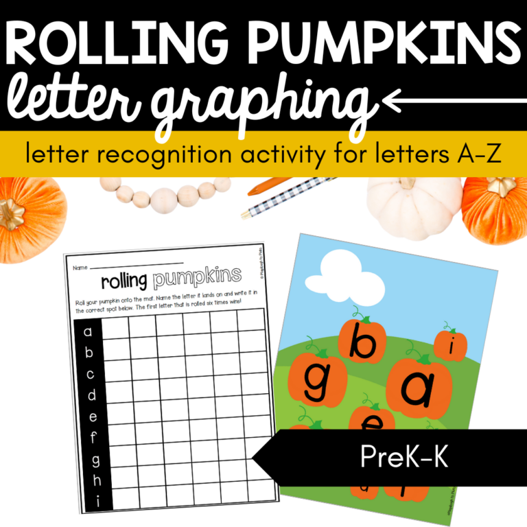 Rolling Pumpkins Letter Graphing