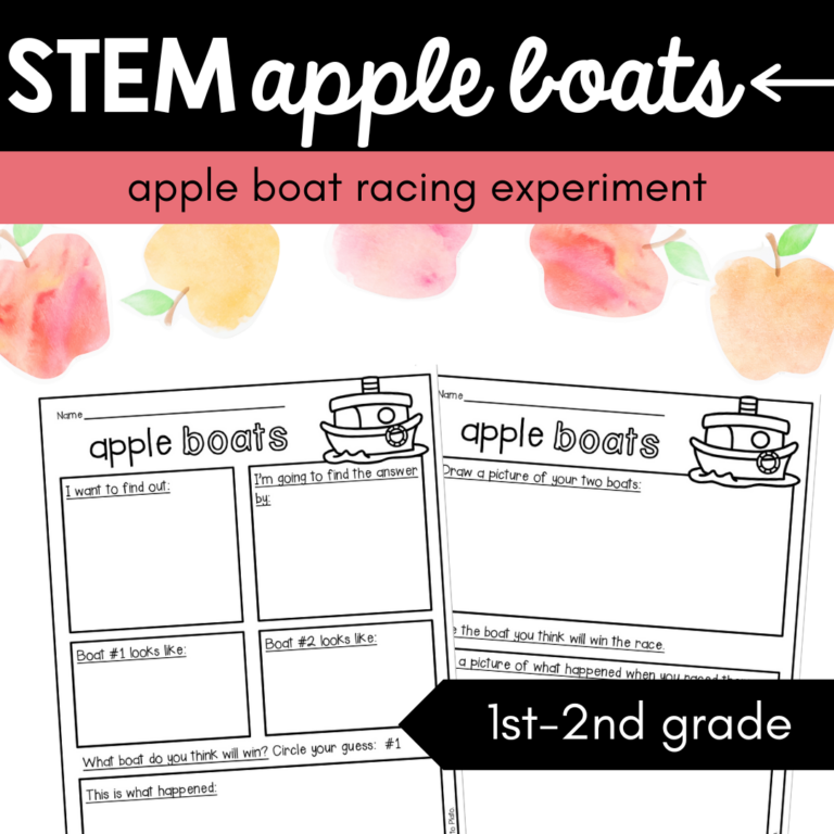 STEM Apple Boats