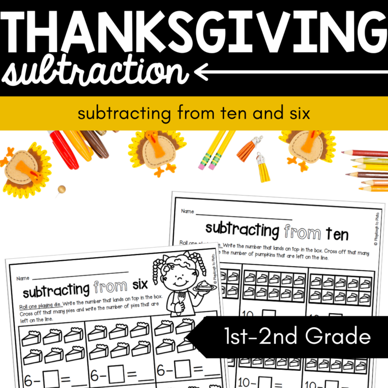 Thanksgiving Subtraction