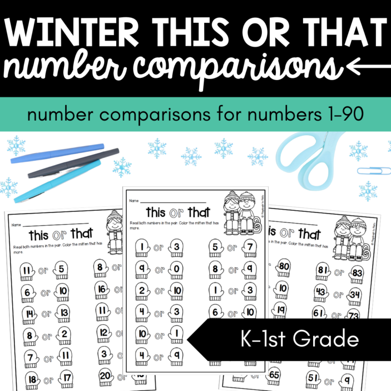Winter This or That Number Comparisons