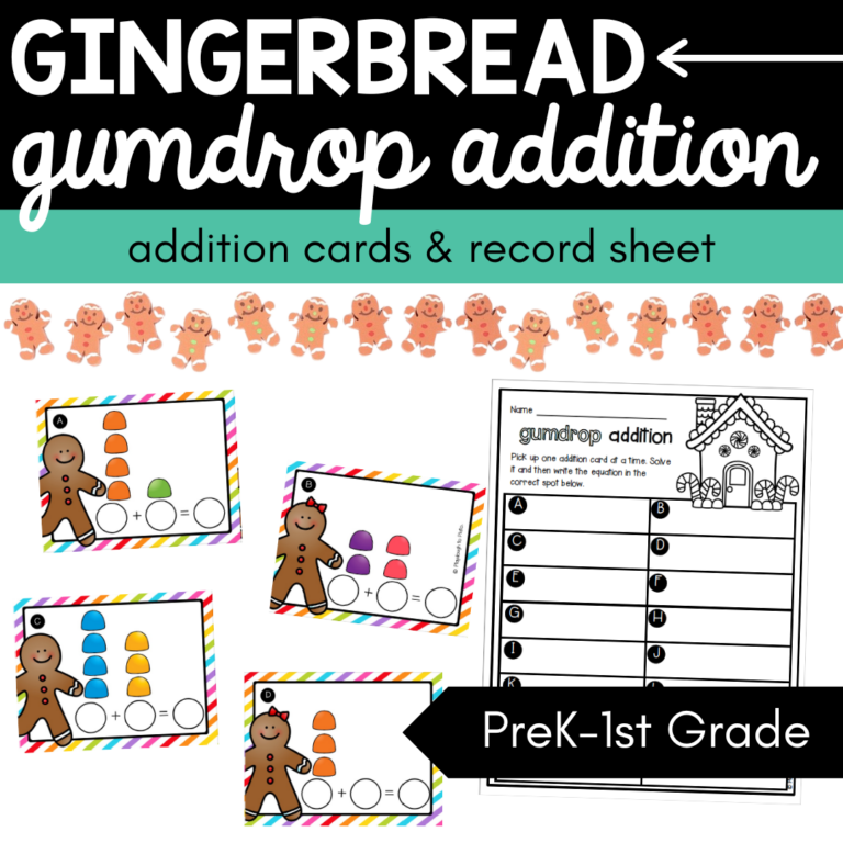 Gingerbread Gumdrop Addition