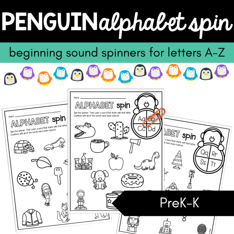 Penguin Alphabet Spin