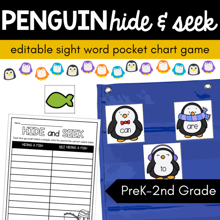 Editable Penguin Hide and Seek