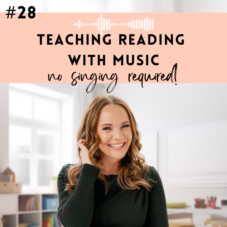 #28: Using Music to teach reading (No Singing Required!) with Jocelyn Manzanerez