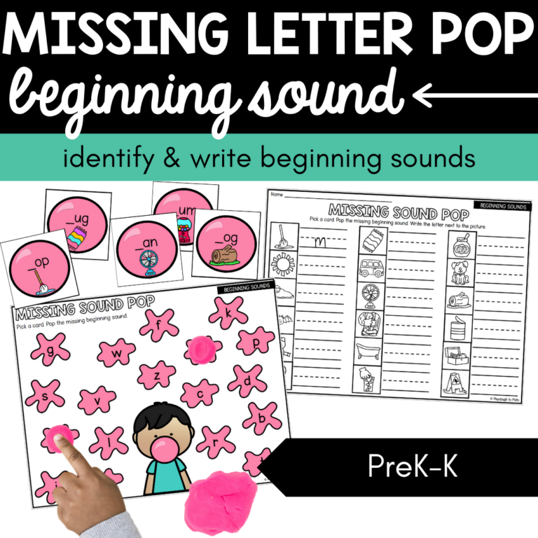 Missing Beginning Sound Pop