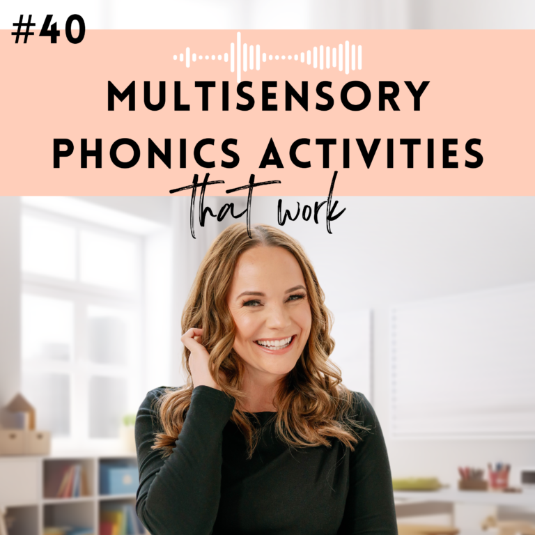 Malia Hollowell, science of reading expert, hosts podcast on multisensory learning.
