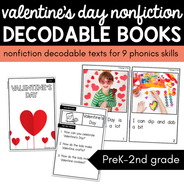 Valentine’s Day Nonfiction Decodable Books