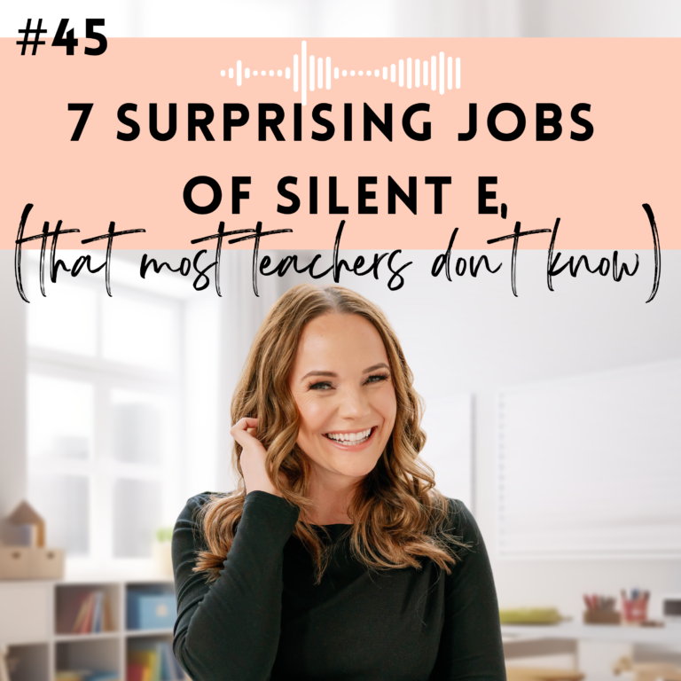 Malia Hollowell, science of reading expert, hosts podcast on the 7 jobs of silent E.