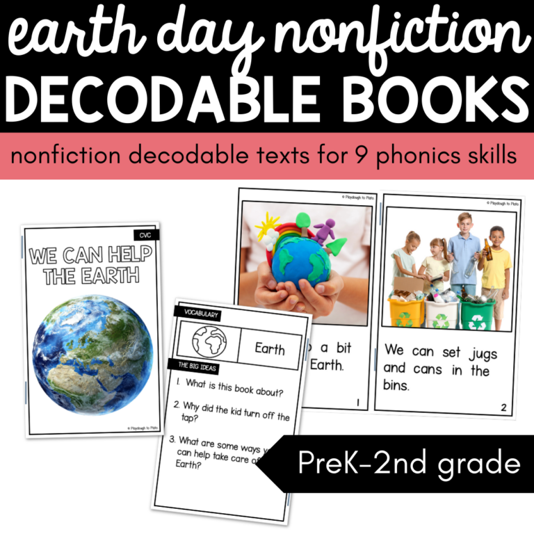 Earth Day Nonfiction Decodable Books