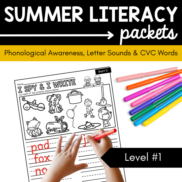 Level 1: Summer Practice Packs