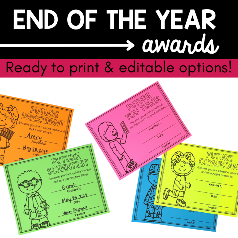 End of Year Awards